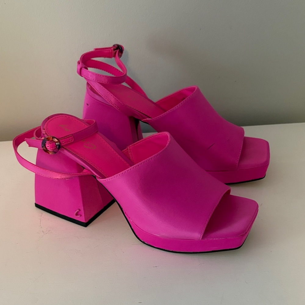 Sam Edelman Pink Women's Platform Sandals
